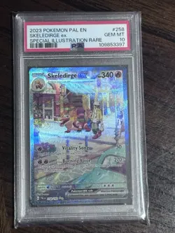 Pokemon TCG Skeledirge EX Paldea Evolved Special Illustration Rare PSA 10 - Image 1