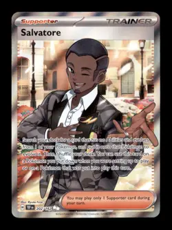 SALVATORE 202/162 ULTRA RARE TEMPORAL FORCES POKEMON HOLO NM/M - Image 1