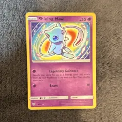 Pokemon Shining Legends Shining Mew 40/73 Holo Rare English 2017 - Image 1