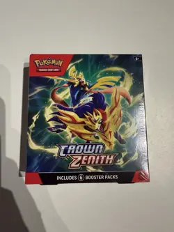Pokemon TCG Sword & Shield Crown Zenith Booster Bundle | Sealed - Image 1
