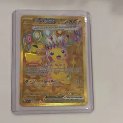 Pokemon Pikachu ex 247/191 SV8 Surging Sparks Secret Rare Full Art Holo EX - Image 1