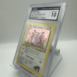 Pokemon TCG Vintage Gym Heroes Erika's Clefable 003/132 Holo ✨Gem Mint CGC 10✨ - Image 5