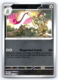 Pokemon Doublade Perfect Order ME03 COMMON REVERSE HOLO 057/088 Shirahama NM - Image 1