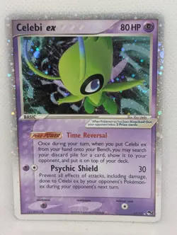 Celebi ex 017/017 Pop Series 2 Holo Ultra Rare Pokemon TCG Nintendo promo MP - Image 1