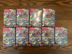 Pokemon TCG: Mega Evolution Base Set Booster Bundle Factory Sealed Lot (9) - Image 1