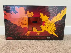 Pokemon TCG Team Rockets Moltres EX Ultra Premium Collection UPC Factory Sealed - Image 1