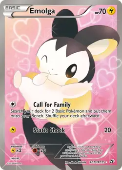 Emolga - RC23/RC25 - Full Art Ultra Rare LP TCG Pokemon - Image 1