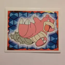Pokemon - Slowbro - Topps Merlin Sticker - Series 1 - #80/240 - 1999 - Image 1