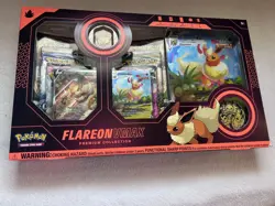 Pokemon Flareon VMAX Premium Collection Promo Collectors Edition Box English - Image 1