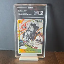 One Piece Monkey D. Luffy ST13-015 The Three Brothers Holo TAG 10 Japanese - Image 2