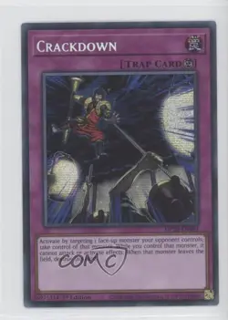 Crackdown Prismatic SE 1st Ed. YuGiOh Tin of Lost Memories #MP20-EN084 - Image 1