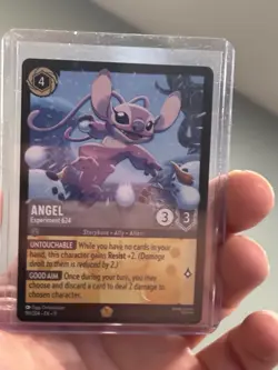 Disney Lorcana Winterspell/Angel Experiment 624 Legendary 191/204 - Image 2