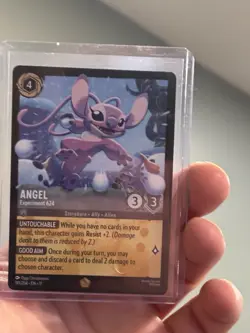 Disney Lorcana Winterspell/Angel Experiment 624 Legendary 191/204 - Image 3