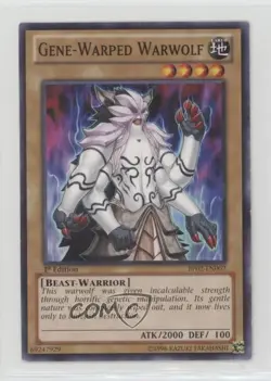 Gene-Warped Warwolf 1st Ed. YuGiOh Battle Pack 2: War of the Giants #BP02-EN002 - Image 1