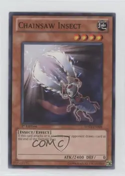 Chainsaw Insect 1st Ed. YuGiOh 5D's Duelist Toolbox Starter Deck #5DS3-EN008 - Image 1
