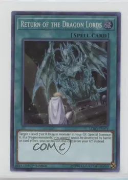 Return of the Dragon Lords SE 1st Ed. YuGiOh Legendary Collection Kaiba - Image 1