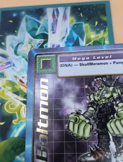 Boltmon Bo-41 Gold Letter Rare First Edition Digimon Trading Card, Bandai - Image 3