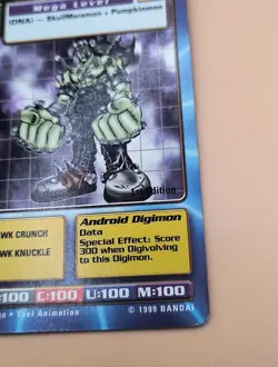 Boltmon Bo-41 Gold Letter Rare First Edition Digimon Trading Card, Bandai - Image 5