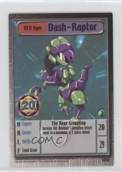 1999 Medabots Trading Card Game Starter Deck Dash-Raptor #SD18 - Image 1
