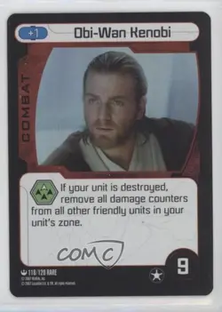 2007 Star Wars: Pocket Model Trading Card Game Obi-Wan Kenobi (Foil) #118 - Image 1