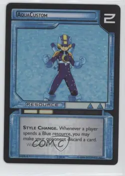 2004 Megaman - Grave - Expansion Set Trading Card Game AquaCustom (Foil) #3SR84 - Image 1