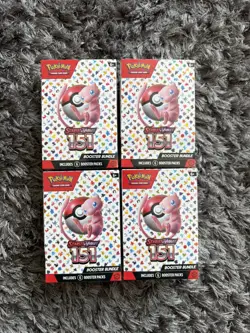 Scarlet & Violet 151 Booster Bundle Pokemon TCG Card Game, Sealed X4 - Image 1