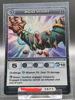 Chaotic Card : Acid Wash Zenith Of The Hive Super Rare Attack Holo - Image 1