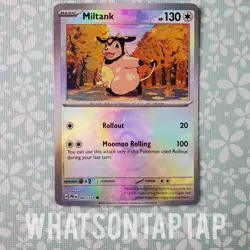 Pokemon Card Miltank 081/131 Master Ball Rare Common Prismatic Evolutions LP - Image 1