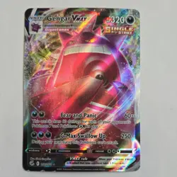 Pokemon Gengar VMAX Fusion Strike 157/264 Ultra Rare Single Strike Vmax Holo - Image 1