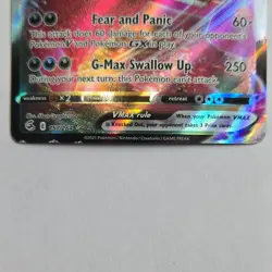 Pokemon Gengar VMAX Fusion Strike 157/264 Ultra Rare Single Strike Vmax Holo - Image 5
