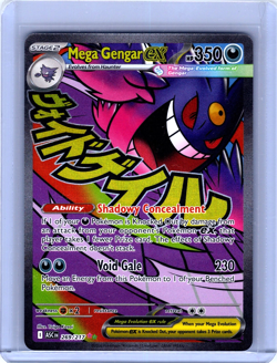 Mega Gengar ex Mega Attack Rare Holo 269/217 Pokemon Ascended Heroes MP See Pics - Image 1