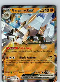 Garganacl ex 89/142 2024 SV Stellar Crown Holo Double Rare - Image 1