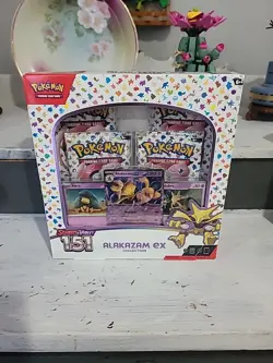2 Pokemon Scarlet & Violet 151 Alakazam ex Booster Promo Collection Box English - Image 3