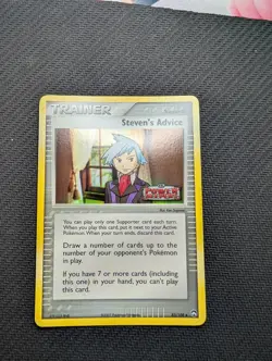 NM Steven's Advice Reverse-Holo EX Power Keepers 83/108 Stamp Pokemon TCG - Image 1