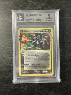 Pokemon Charizard Gold Star #100 BGS 5 Holo Ex Dragon Frontiers 2006 Eng 🇬🇧 - Image 1