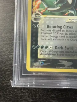 Pokemon Charizard Gold Star #100 BGS 5 Holo Ex Dragon Frontiers 2006 Eng 🇬🇧 - Image 5