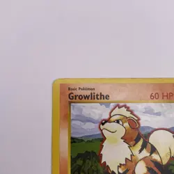 Growlithe 28/102 1st Edition Shadowless Base Set Uncommon LP WOTC Pokemon TCG - Image 3