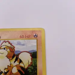 Growlithe 28/102 1st Edition Shadowless Base Set Uncommon LP WOTC Pokemon TCG - Image 4