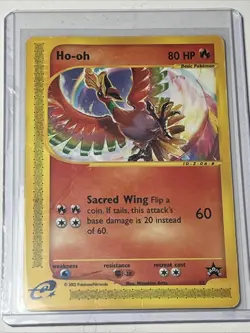 Ho-oh Black Star Promo 52 Pokemon LP - See All Pictures - Image 1