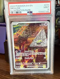 Drowzee #210/198 - PSA 9 Pokemon TCG Illustration Rare Scarlet & Violet Base - Image 1
