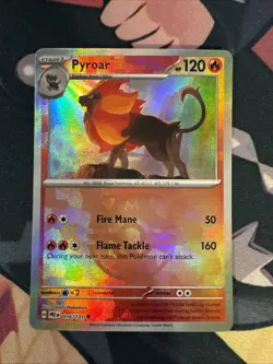 Pyroar Masterball Reverse Holo 016/131 Prismatic Evolutions Pokemon English NM - Image 1