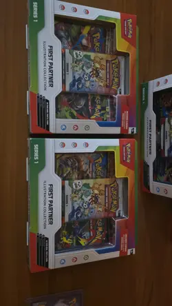 Pokemon TCG First Partner Series 1 Illustration Collection Box Lot Of 5 - Image 1