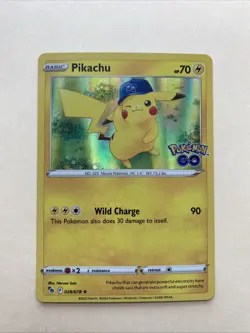 ⚡Pikachu (28) - Pokemon GO 028/078 - Holo Rare - Pokemon TCG - MP - Image 1