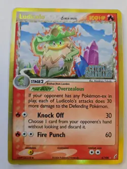 Ludicolo 6/100 Pokemon Crystal Guardians Stamped Reverse Holo Pokemon TCG MP - Image 1