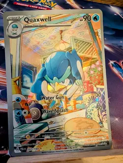 Quaxwell 207/193 Sv02 Holo Paldea Evolved Pokemon TCG NM/M - Image 1