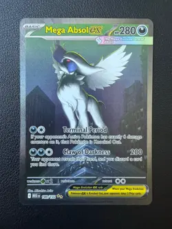 Pokemon TCG - Mega Absol EX - SIR 180/132 - Mega Evolution - Image 1