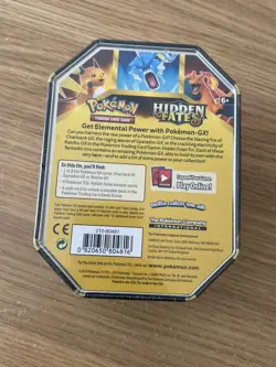 Pokemon TCG Sun & Moon Hidden Fates Charizard GX Tin Brand New & Factory Sealed! - Image 3