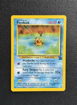 Psyduck Black Star Promo 20 WOTC Pokemon TCG Vintage 2000 Nintendo - Image 1