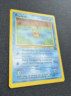 Psyduck Black Star Promo 20 WOTC Pokemon TCG Vintage 2000 Nintendo - Image 2