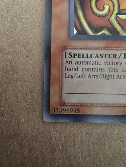 Yu-Gi-Oh! TCG Exodia the Forbiden One DDS-003 Secret Rare Dark Duel Stories - Image 5